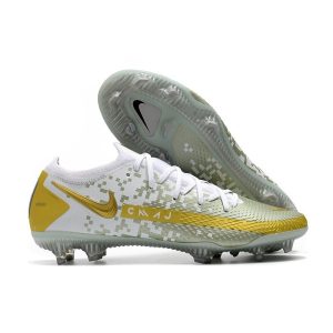 Nike Phantom GT Elite FG Bílý Zlato